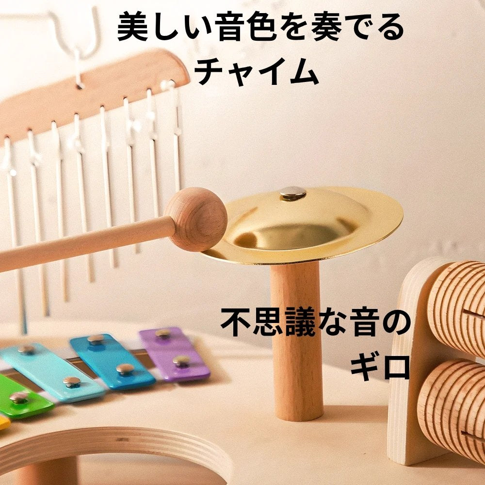 Forest Rhythm Drum — Montessori Musical Instrument Set for Kids