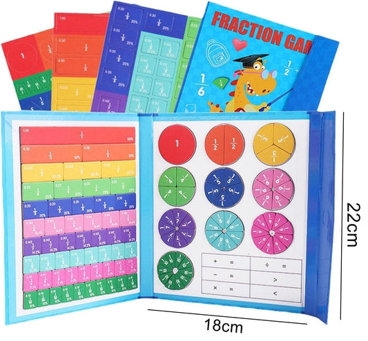 分数がわかる!分数マグネットパズルセット