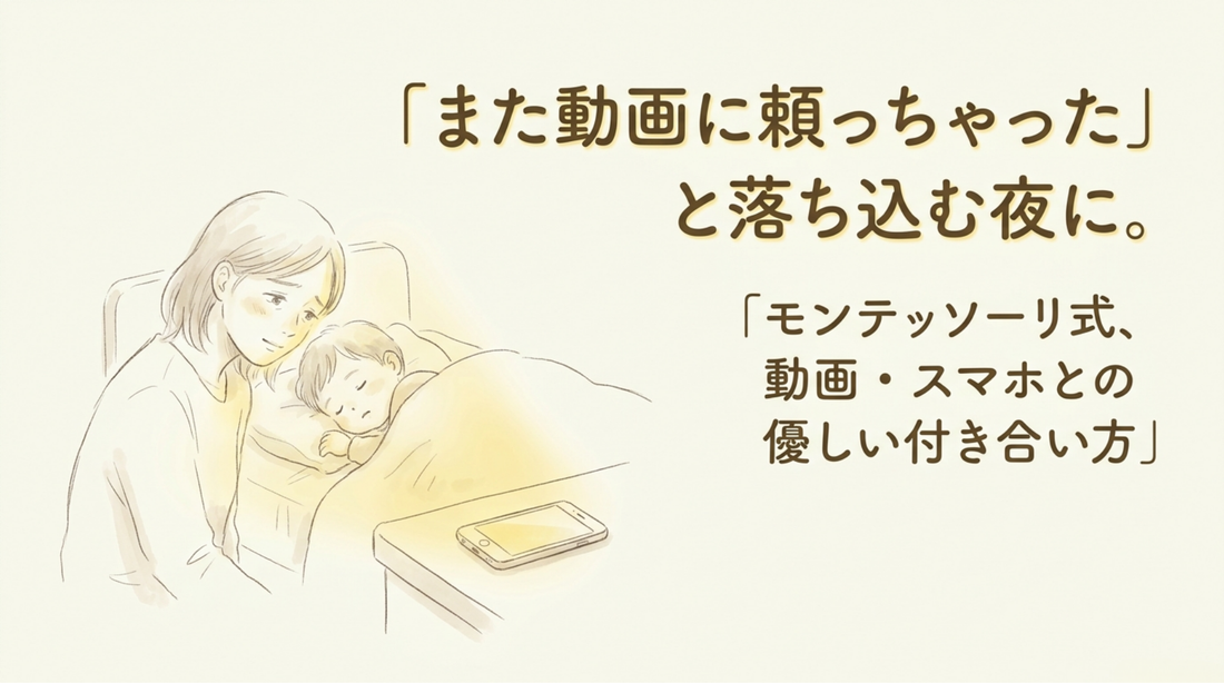 スマホ育児の罪悪感が軽くなる5つの工夫｜モンテッソーリ式「動画との付き合い方」