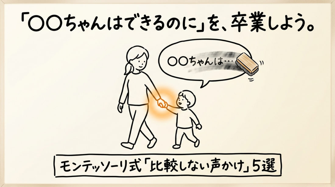 比較しない声かけ5選｜「○○ちゃんはできるのに」を卒業して子どもの「今」を見つめる方法