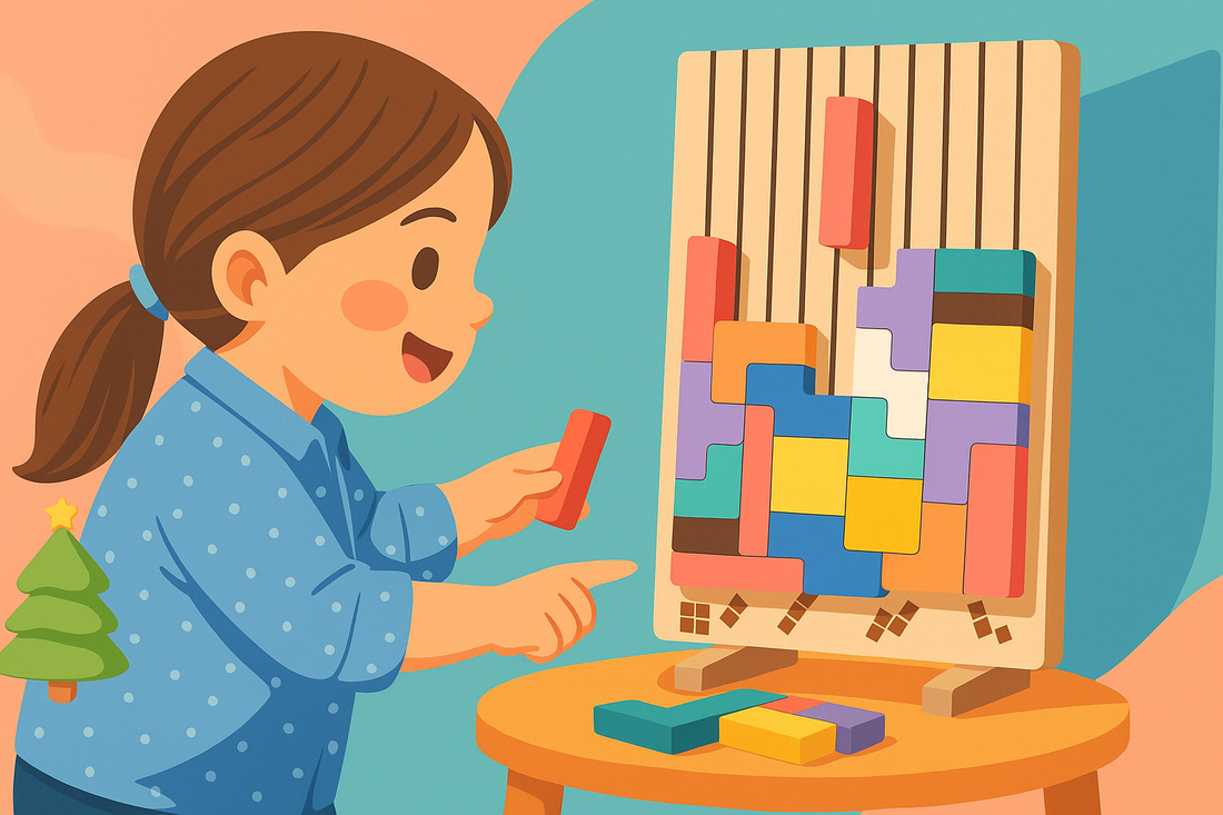 「できた！」が進化する知育　年齢とともに成長を続ける木製テトリスの秘密
