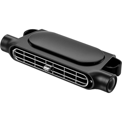 車載用ポータブルファン｜3段階風量 ヘッドレスト取付OK